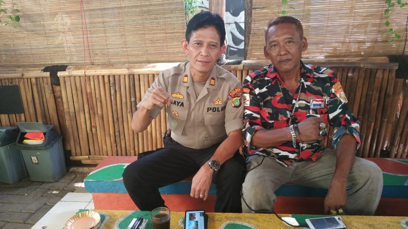 Wakapolsek Karawaci Jalin Silahturahmi Dengan Ormas LMP
