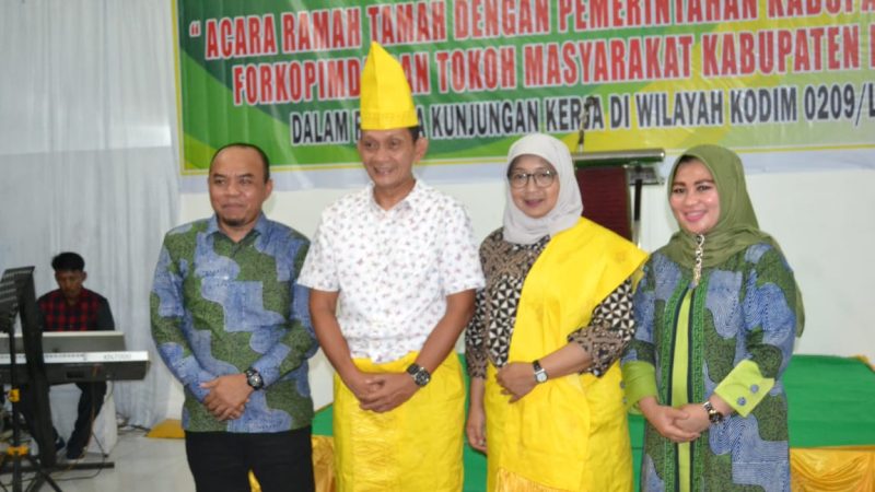Ramah Tamah Di Pemerintah Labuhanbatu,Pandam I/BB Ajak Seluruh Komponen Ciptakan Rasa Nyaman