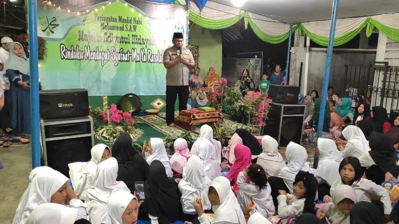 Kapolsek Neglasari Menghadiri Peringtan Maulid Nabi Muhammad SAW