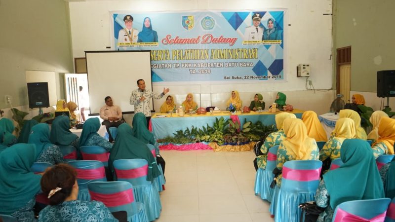 TP PKK Se Kabupaten Batu Bara Gelar Pelatihan Administrasi