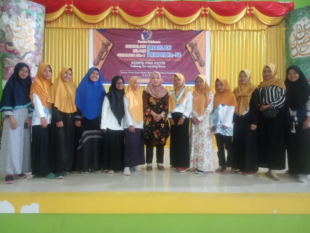 PMII Peduli Generasi Perempuan, Sekolah Islam Gender Digelar