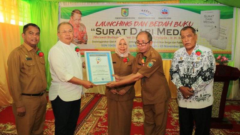 Bupati Sergai Launching Dan Bedah Buku Berjudul “Surat dari Medan”