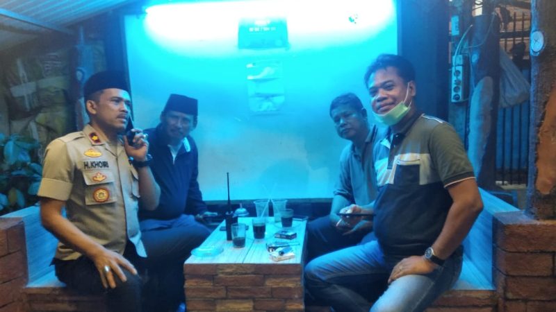 Kapolsek Cengkareng Bersama Jajaran Mengunjungi Pos Kamling