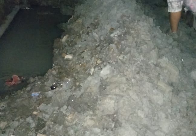 Proyek Pekerjaan Drainase Asal Jadi, Masyarakat di Gang Amal Protes