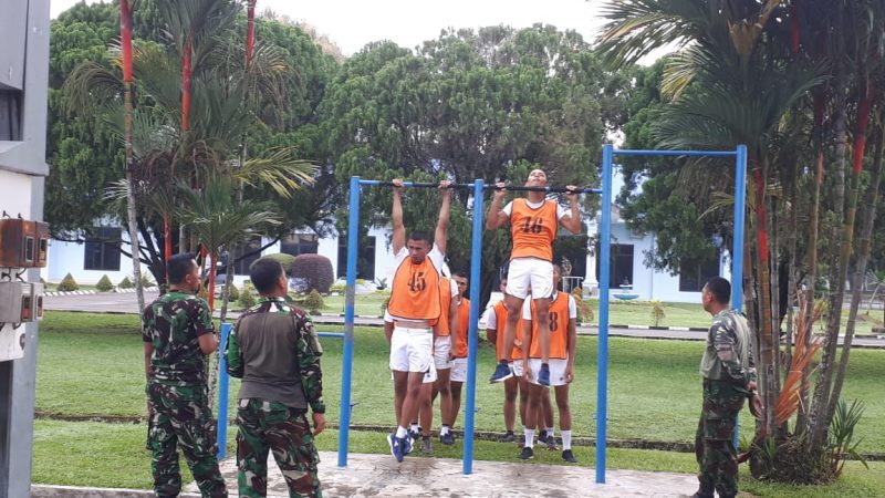 287 Casis Bintara Panda Lanud Soewondo Mengikuti Tes Samapta