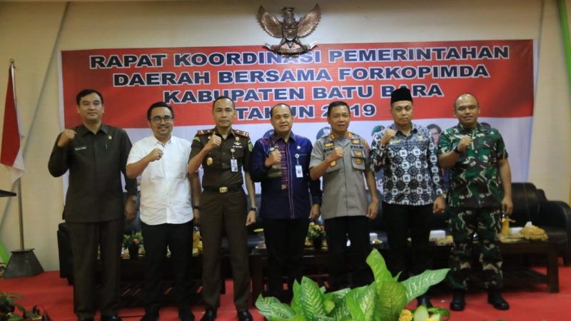 Zahir Tegaskan Dalam Rakor Forkopimda Menginstruksikan Membangun Harus Satu Pintu