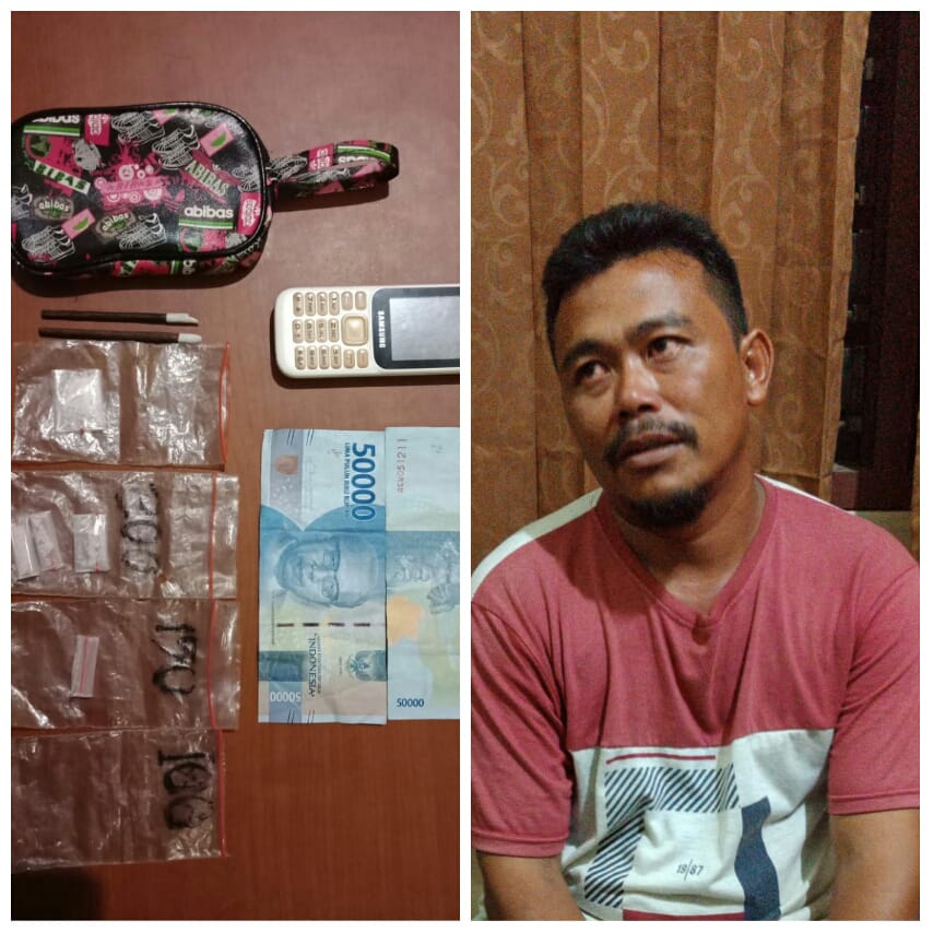 Polsek Muara Kaman Amankan Seorang Tersangka Kasus Narkotika