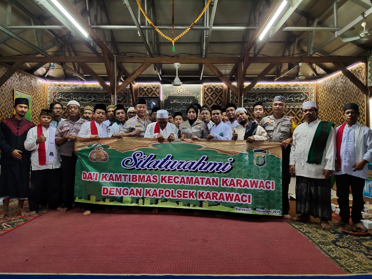 Tingkatkan Silaturahmi, Polsek Karawaci Bertemu Dengan Dai Kamtibmas