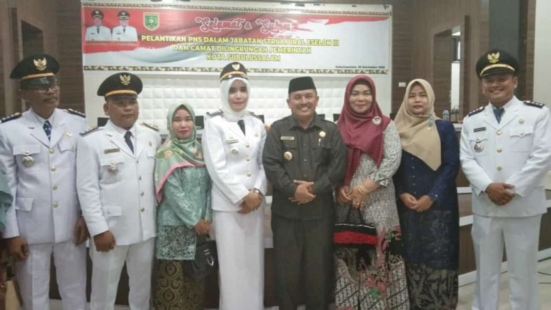 Ini Nama Camat Baru Yang Di Lantik, Walikota Subulussalam