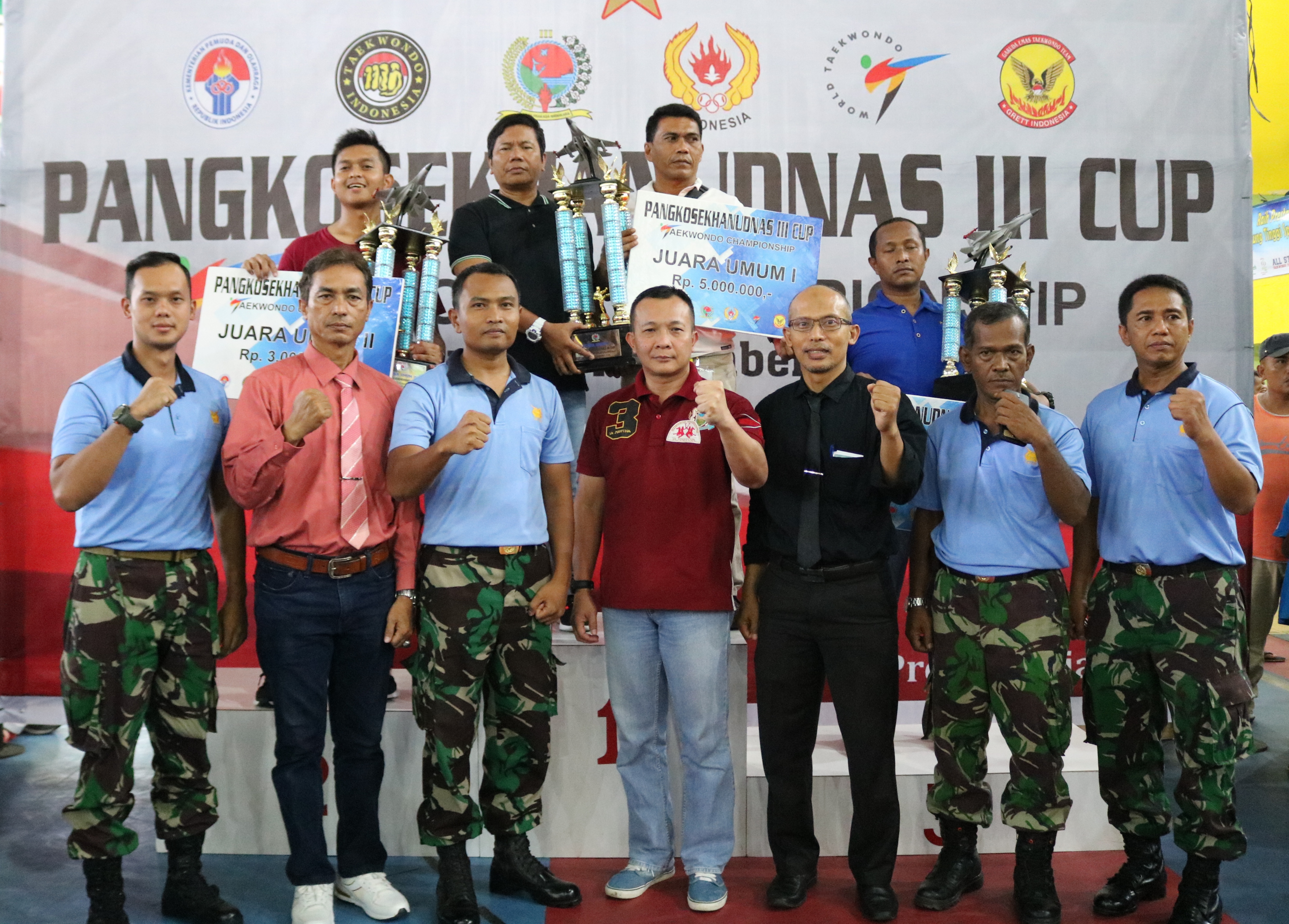 Marsekal TNI Djhon Amarul, Tutup Kejuaraan Taekwondo Championship Pangkosek Cup