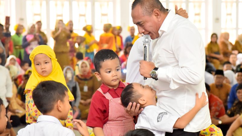 Peringatan Hari Anak Provinsi Sumut, Edy Rahmayadi Ingatkan Orang Tua Soal Masa Anak-anak