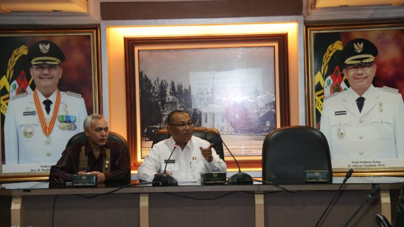Pemko Medan Gelar Rapat Bahas Konektivitas Drainase yang Berhubungan Dengan Jalan & Lintasan KA
