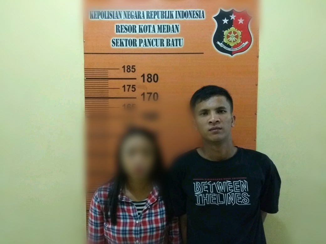 Rayakan Keberhasilan Mencuri Sepeda Motor, Pasangan Kekasih di Ringkus Unit Reskrim Polsek Pancur Batu Saat mau Indehoi
