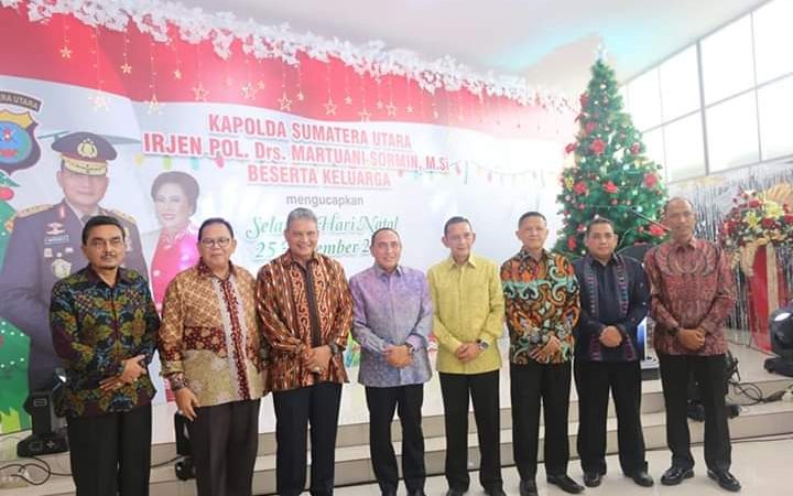 Danlanud Soewondo Hadiri Open House Natal di Rumdis Kapoldasu
