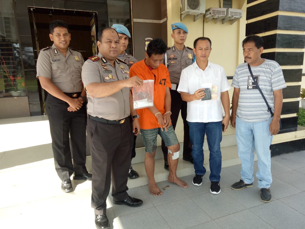 Dapat Sabu dari Bandar di Jermal 15, Warga Sei Rampah di Tembak Satres Narkoba Polres Sergai