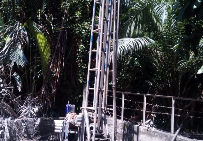 Tower Pansimas Air bersih di Gampong Ladang Sedang Dikerjakan