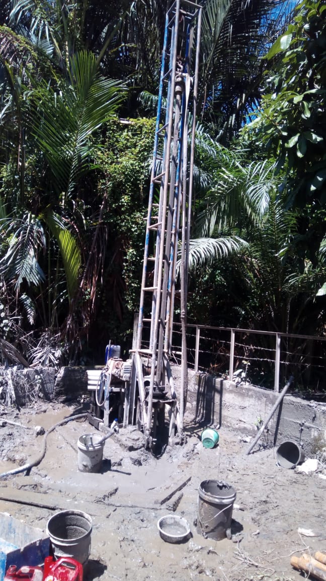 Tower Pansimas Air bersih di Gampong Ladang Sedang Dikerjakan