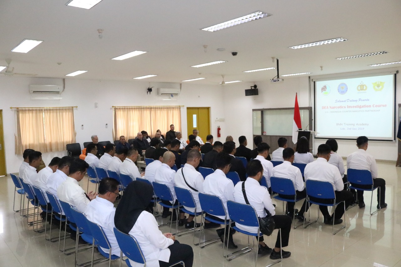 DEA Beri Pelatihan Penyidikan Narkotika Pada Penyidik BNN