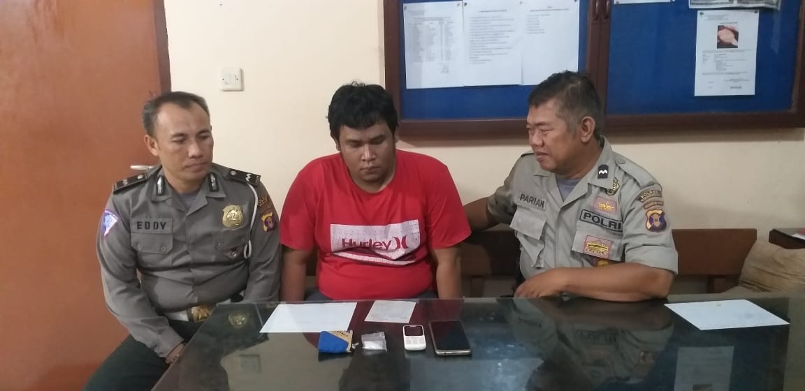 Polsek Kota Bangun Tangkap Pengedar Sabu