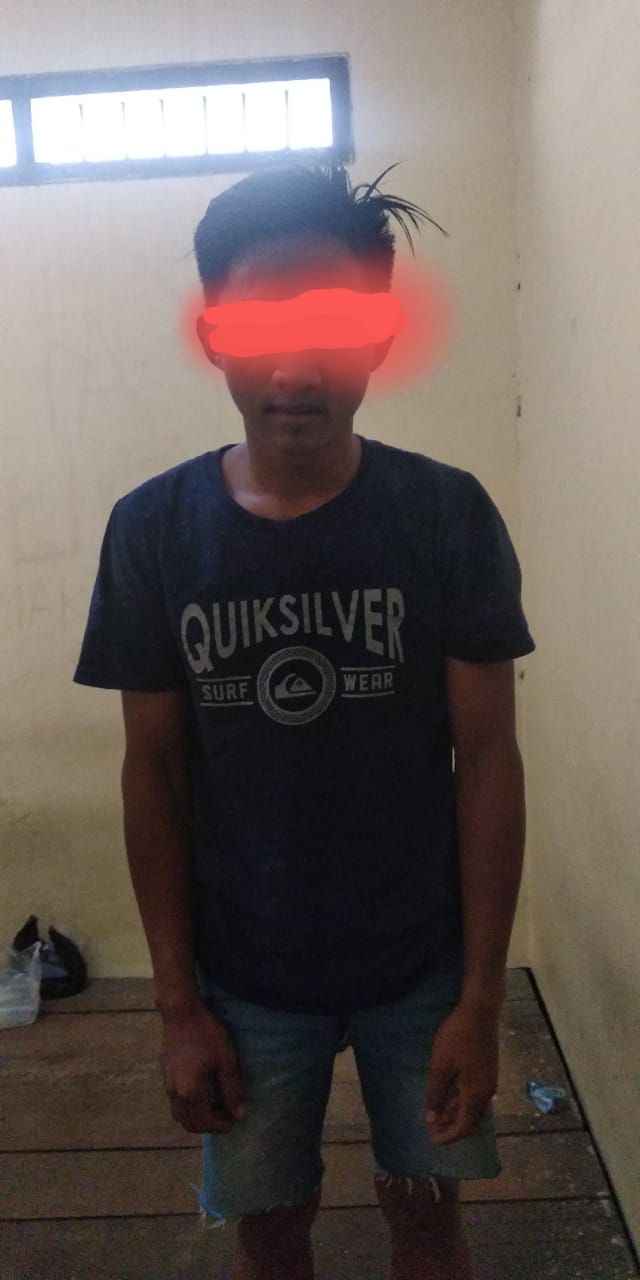 Polsek Loa Kulu Mengamankan Seorang Tersangka Pencuri Sepeda Motor