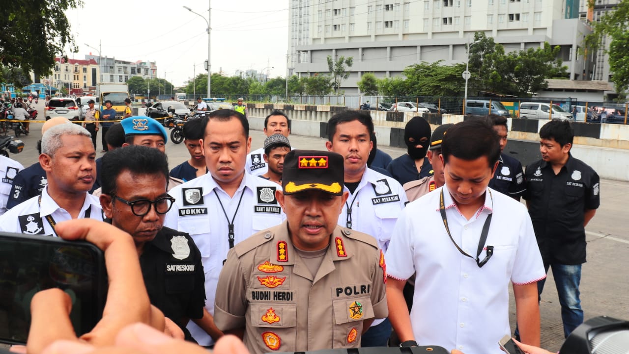 Polres Metro Jakarta Utara Gelar Rekontruksi Kasus Pengeroyokan Yang Menyebabkan Korban Meninggal