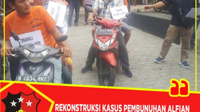 Polsek Cengkareng Gelar Rekontruksi Pengeroyokan Berujung Pembunuhan