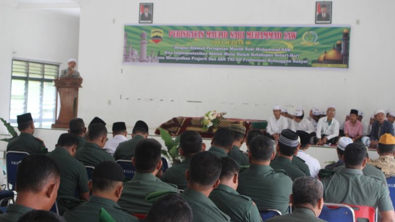 Senandung Sholawat Nabi Menggema Di Kodim 0209/LB
