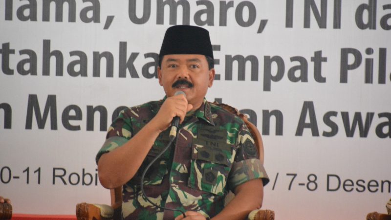 Danrem 071/Wijayakusuma Hadiri Silatnas Ulama, Umaro, TNI dan Polri Di Kajen Kab. Pekalongan