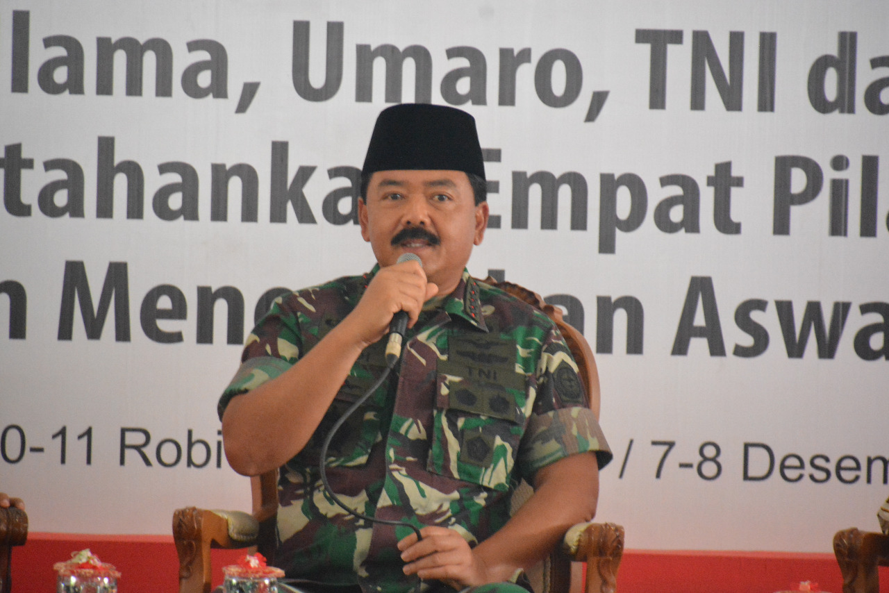 Danrem 071/Wijayakusuma Hadiri Silatnas Ulama, Umaro, TNI dan Polri Di Kajen Kab. Pekalongan