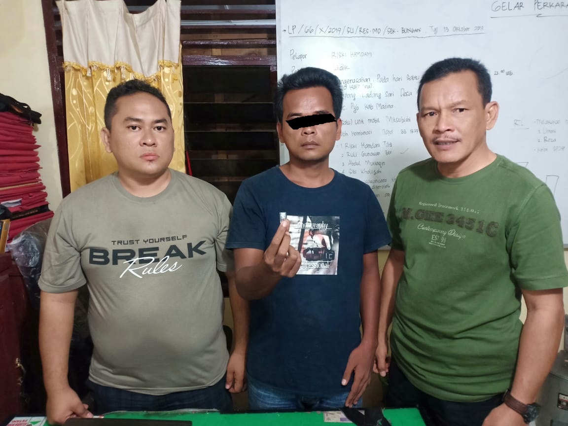 Berhenti di Warung Beli Bong, Samsudin  di Angkut Ke Penjara Polres Madina