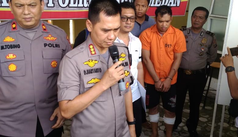 Kejar Pelaku Pembunuhan Hingga ke Paluta, Polisi Tembak Samsir Halomoan Harahap