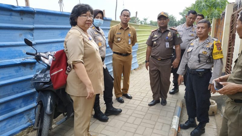 Pembuatan Spiteng Saluran Pembuangan Air Kotoran Warga di Jalan Ampera Rt.02/01 di Hadiri Kapolsek Karawaci