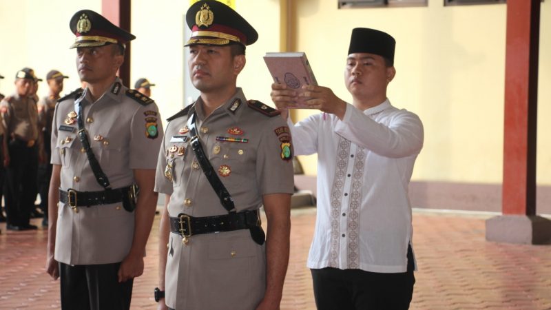 Kapolres Metro Jakarta Pusat Pimpin Sertijab Kapolsek Metro Tanah Abang