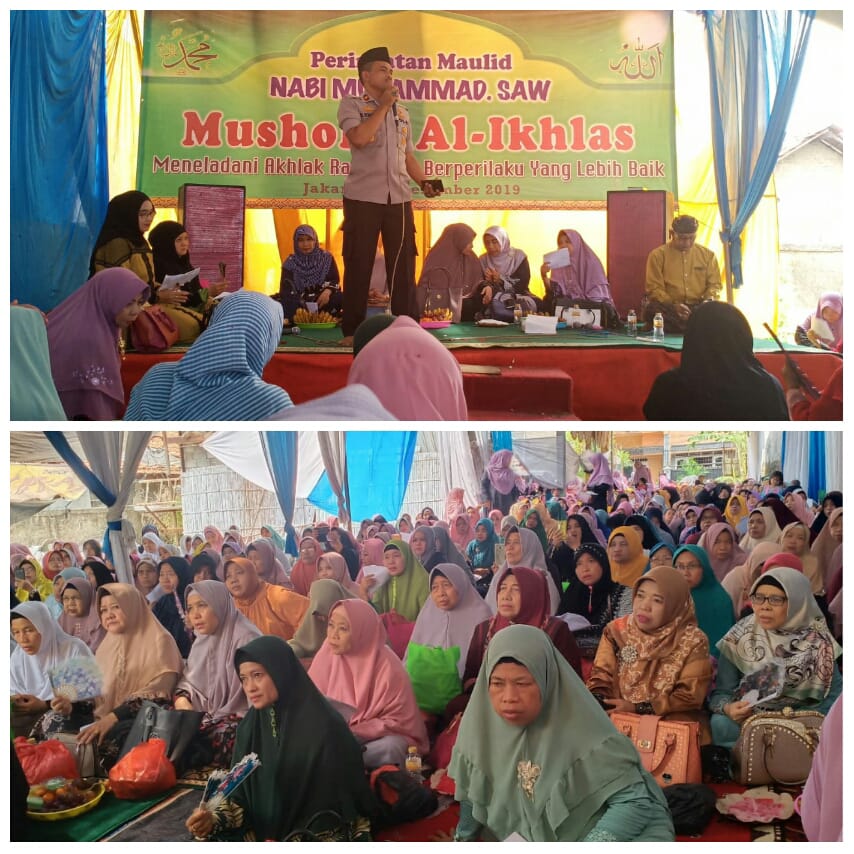 Kapolsek Cengkareng Hadiri Peringatan Maulid Nabi Muhammad SAW