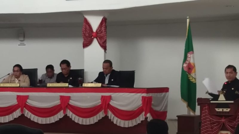 Rapat Paripurna Ranperda Limbah B3 dan Ijin Lingkungan DPRD Karo Diskors