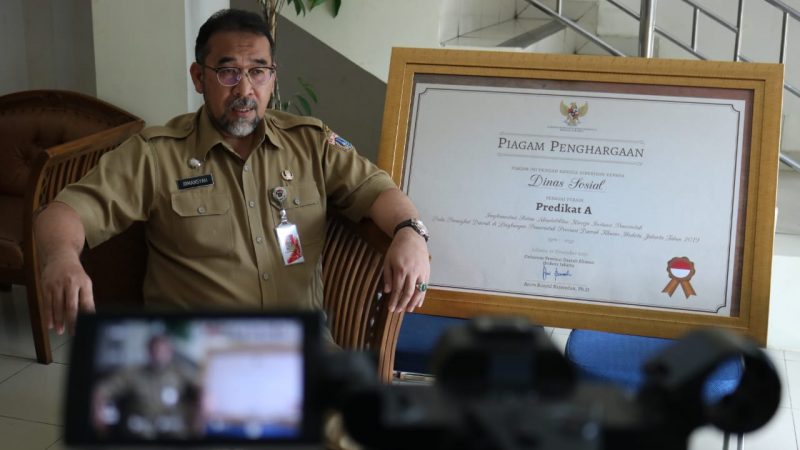 Dinsos DKI Jakarta Berhasil Meraih Predikat A