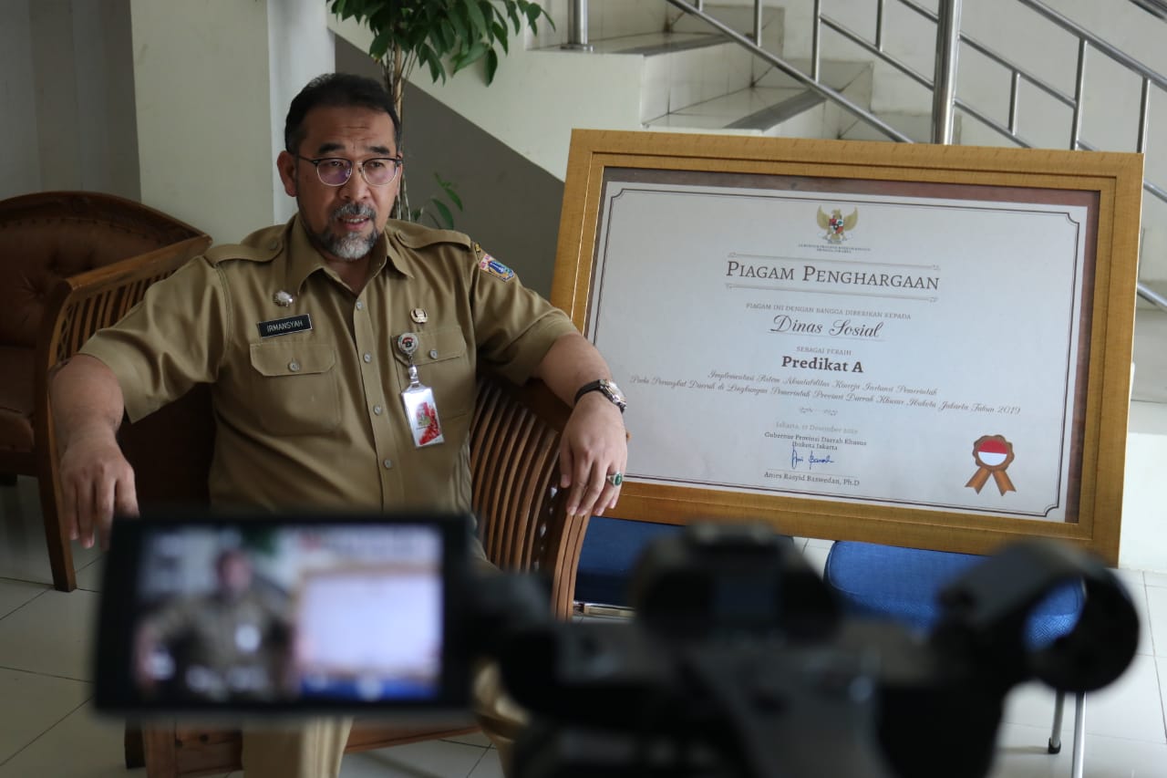 Dinsos DKI Jakarta Berhasil Meraih Predikat A