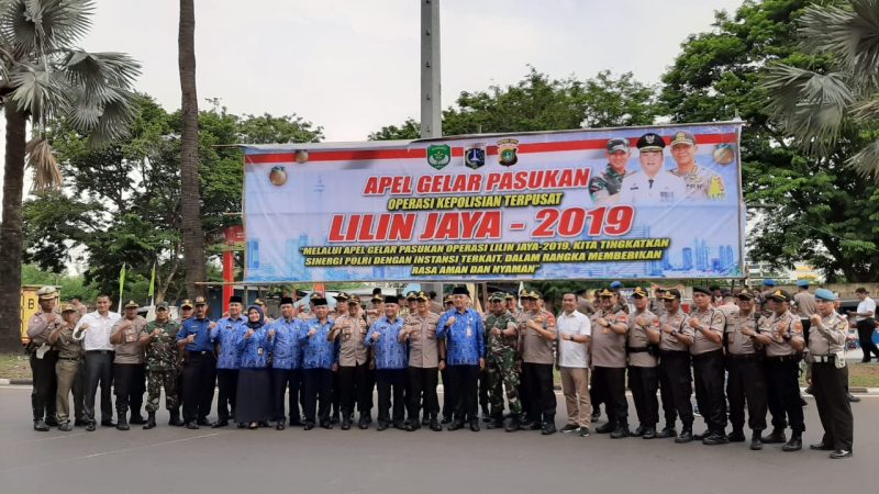 Tingkatkan Sinergi Polri Dengan Instansi, Polres Metro Jakarta Pusat Gelar Pasukan Operasi Lilin Jaya 2019