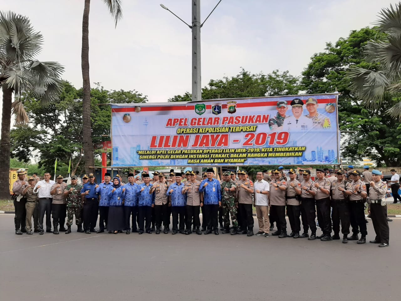 Tingkatkan Sinergi Polri Dengan Instansi, Polres Metro Jakarta Pusat Gelar Pasukan Operasi Lilin Jaya 2019