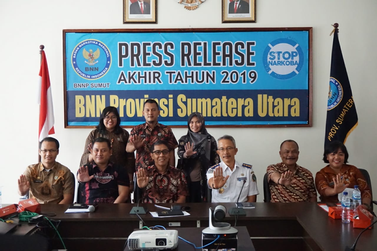 BNNP Sumut Laksanakan Release Akhir Tahun
