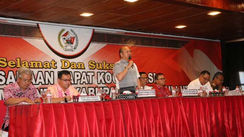 Bupati Taput Pimpin Rakor bersama seluruh Jajaran
