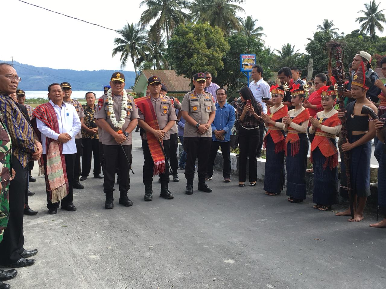 Kapolda Sumut, Irjen Pol Drs. Martuani Sormin M.Si Kuker ke  Polres Samosir Laksanakan kunjungan kerja ke wilayah hukum Polres Samosir