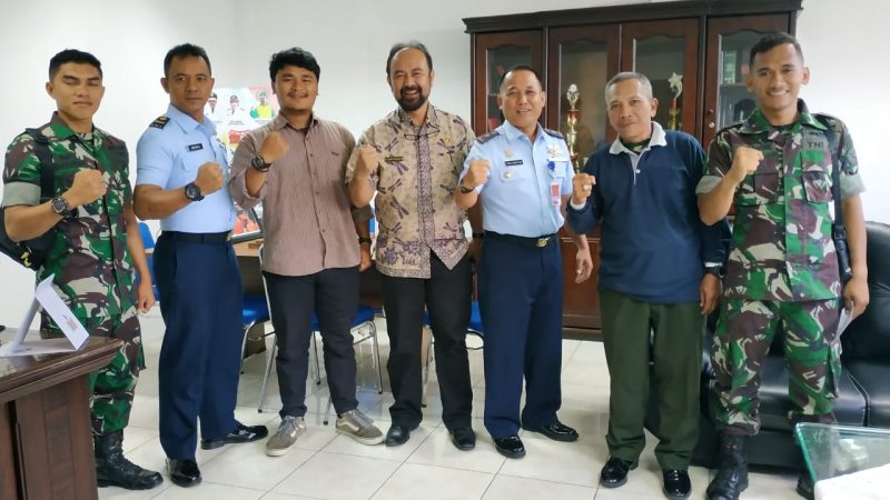 Danlanud Soewondo Serahkan Mandat Pembentukan FASI Tanah Karo Kepada Kadispora Kabupaten Tanah Karo