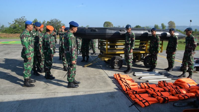Danlanud SIM Cek Kesiapan dan Perlengkapan Bencana