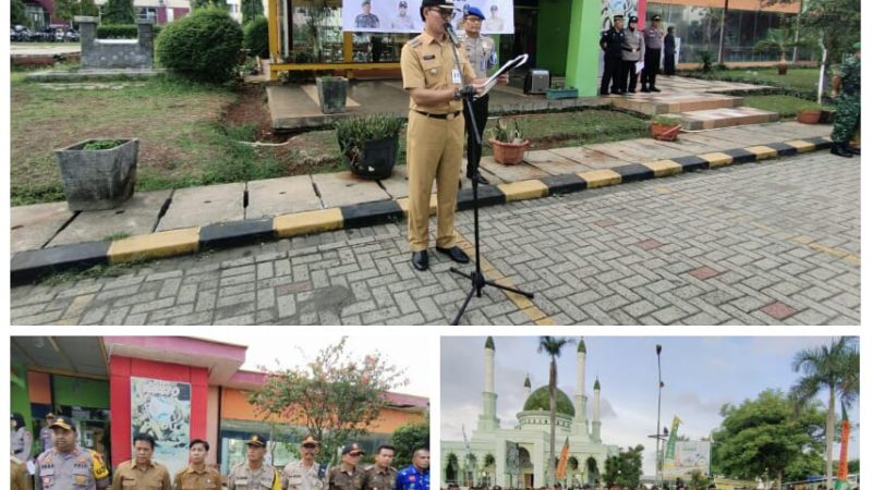 Dalam Rangka Pengamanan Perayaan Natal 2019 dan Malam Tahun Baru 2020 Polsek Ciledug Bersama Tiga Pilar Gelar Apel Bersama