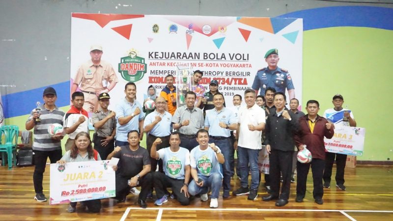 Kejuaraan Dandim Cup III  Tahun 2019 Resmi Ditutup