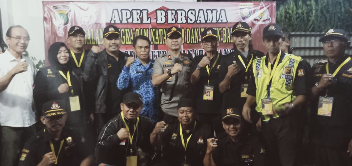 Polsek Metro Tanah Abang Apel Bersama Pokdarkamtibmas