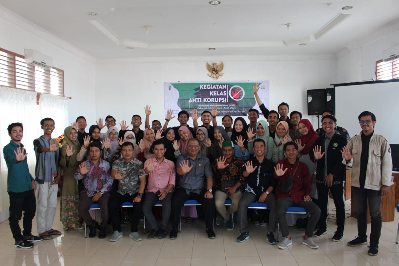 Bersama Kejari Lhokseumawe, HMI Ciptakan Generasi Anti Korupsi
