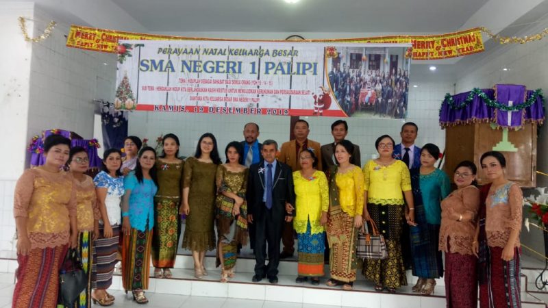 Natal SMANSA Palipi 2019, Hiduplah Sebagai Sahabat Semua Orang