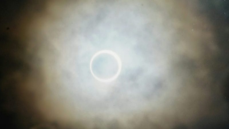 Bupati Sergai Mengamati Fenomena Gerhana Matahari Cincin